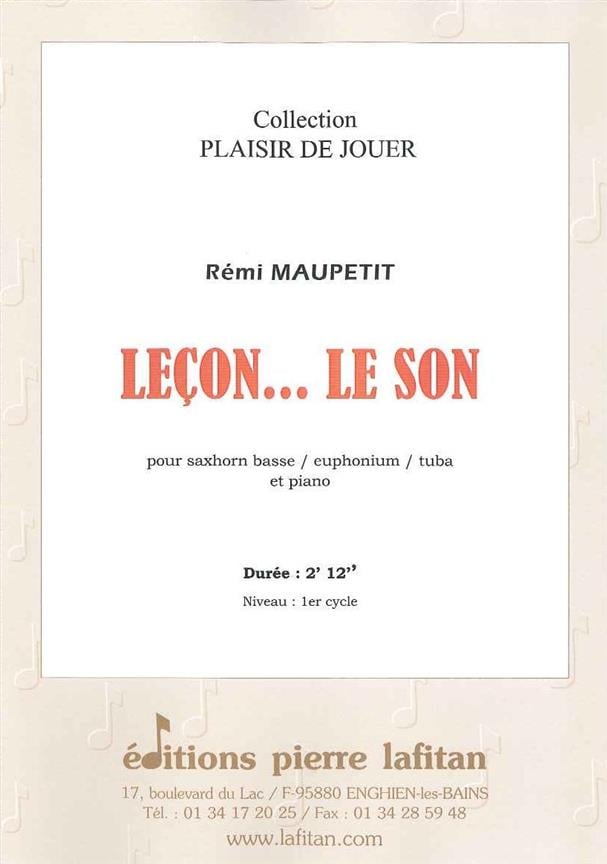 Leçon Le Son
